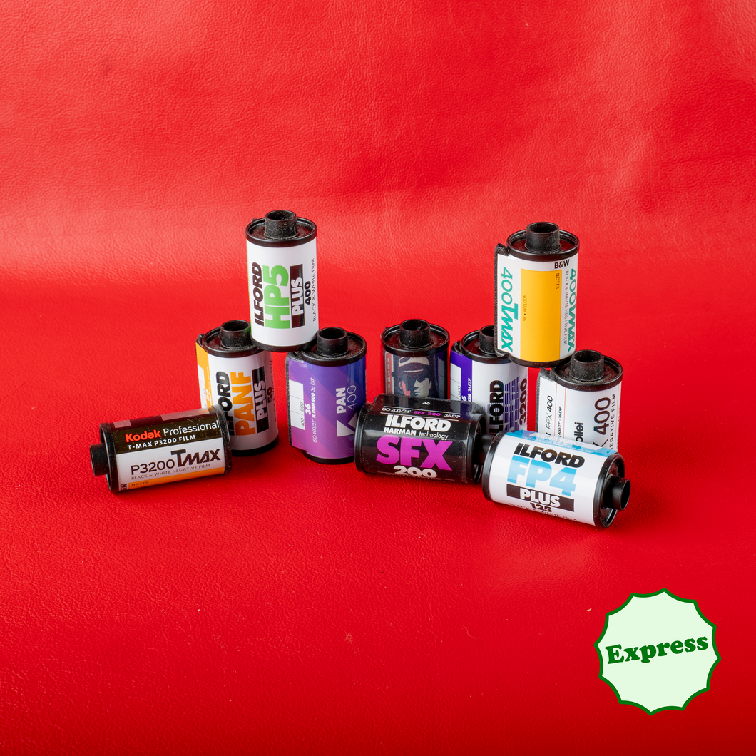 Black and White Film Developing - Express